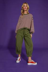 Pants: Boom Shankar Guru Track - Khaki