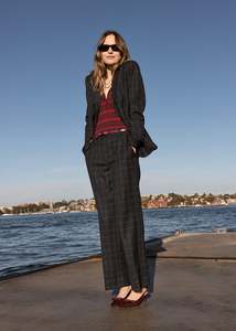 Pants: POL Davis Man Pant - Ink Check