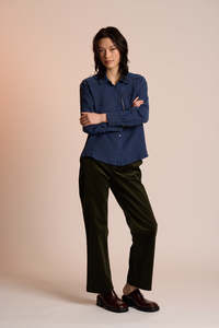 Pants: Neris Wale Rider Pant - Moss