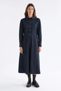 Elk Gerber Dress - Dark Blue Wash