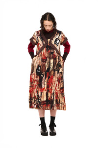 NOM*d Gateau Dress - Neu Red Print