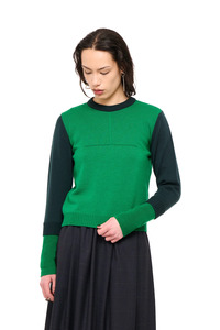 Knitwear: NOM*d Reminiscent Jumper - Green Apples