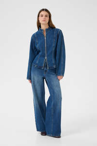 Karen By Simonsen Bonnie Jeans - Dark Blue Denim