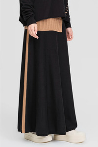 Skirts: Taylor Complacent Skirt - Black/Toffee