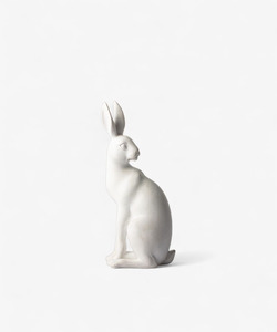French Country Harold The Hare Turning - Small White