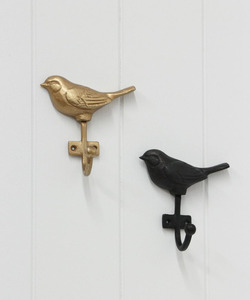 French Country: French Country Birdie Iron Wall Hook