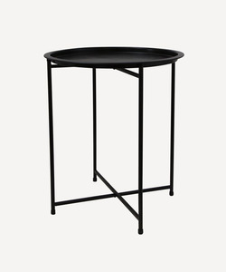 Tables: French Country Round Tray Table On Folding Legs