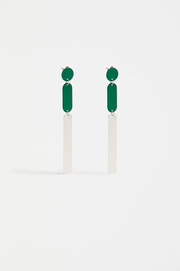 Accessories: Elk Innel Drop Earring - Verdant