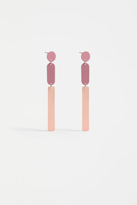 Accessories: Elk Inell Drop Earring - Rosewood