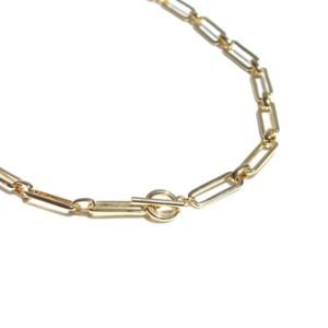 Queen of the Foxes Classic Link Necklace 50cm - Gold