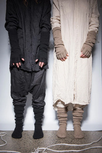 Accessories 1: Lela Jacobs U Long Socks - Natural