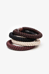 Accessories 1: Antler Rope Hair Tie Set - Winter Tones