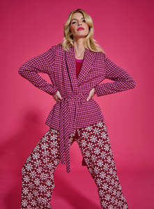 Boom Shankar Aiko Blazer - Himari Check