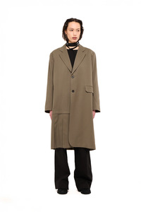 NOM*d De-Pleat Coat - Dark Taupe