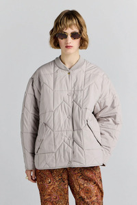Karen Walker Quilted Monogram Jacket - Ecru
