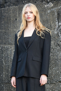 Coop Bow Tied Blazer - Black