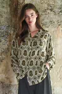 Coop By Trelise Cooper: Coop Pocket Full of Chic Shirt - Bronze
