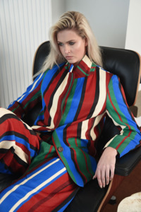 Coop By Trelise Cooper: Cooper Stripe Lines Blazer - Stripe