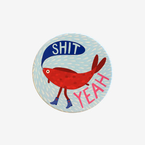 Glassware: Tikitibu Coaster - Shit Yeah
