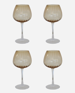 CC Interiors Casablanca Wine Glasses - Set of 4