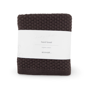 Glassware: Ecovask Heritage Hand Towel - Chocolate