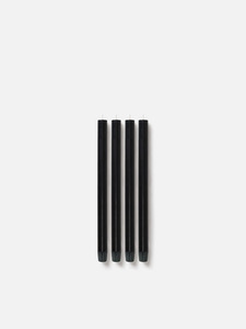 Candles Diffusers: Citta Dining Candle - Set of 4 - Black