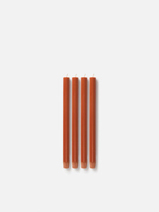 Candles Diffusers: Citta Dining Candle - Set of 4 - Toast