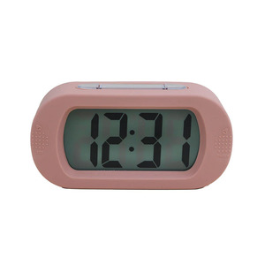 Olympic Digital Silicone Alarm Clock - Light Pink