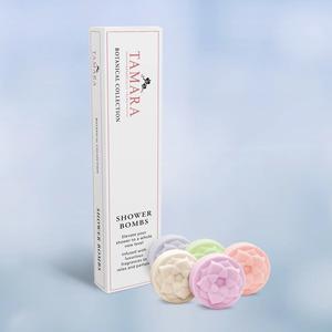 Bathroom: Essentially Tamara Botanical Collection - Box of 5 Shower Bombs