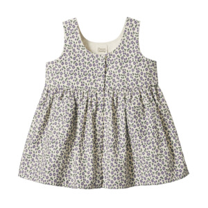 Allbaby: Nature Baby Amelia Pinafore - Briarwood Heron Print
