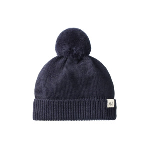 Allbaby: Nature Baby Alpine Pom Pom Beanie - Navy