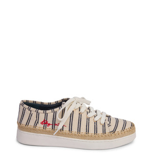 Footwear: Kathryn Wilson Lynda Trainer - Ink/White Stripe