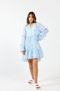 Drama The Label: Drama The Label Mykonos Dress - Blue Water