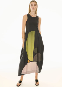 Pol: POL Belle Print Tank Dress - Art Print