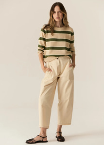Pol: POL Avrid Barrel Pant - Pebble