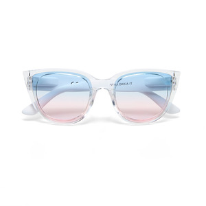 Eyewear: Okkia OK020 Silvia Sunglasses - Transparent/Blue/Pink