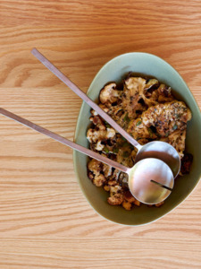 Citta Forge Salad Servers - Burnished