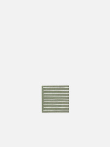 Citta Stripe Cocktail Napkin 20pk - Olive/White