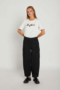 Rue De Femme: Rue de Femme Melissa Pants - Black