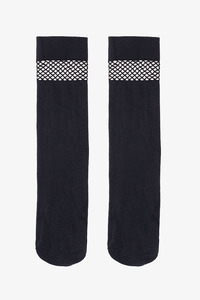 Antler Black Net Top Stocking