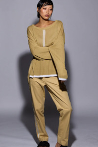 Dref By D: Dref By D Obsess Jumper - Gold/Ice Cream Stripe