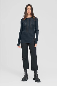 Taylor Rounded Veneer Tunic - Storm
