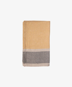 Towels Cloths: French Country Striped Sides Curry Teatowel