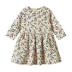 Nature Baby Long Sleeve Twirl Dress - Grande Briarwood Print