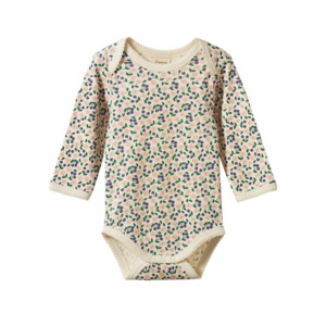 Nature Baby Long Sleeve Bodysuit - Briarwood Print