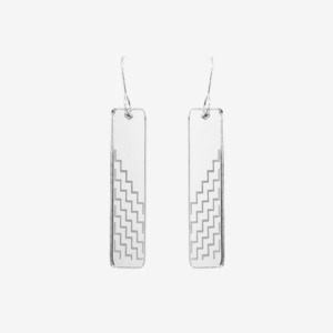 Nichola: Nichola Poutama Earrings - Clear