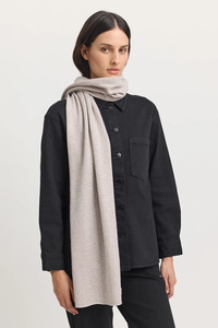 Toorallie: Toorallie Fine Wool Scarf - Light Oak