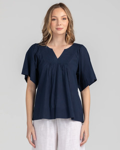 Boom Shankar: Boom Shankar Freya Top - Navy