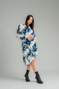 Nes: NES Glide Dress - Inky Print