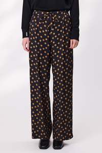 Design Nation Ophelia Pant - Black/Gold